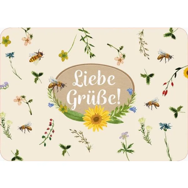 Produktbild des Artikels Postkarte - Liebe Grüße! (Schreibwaren)