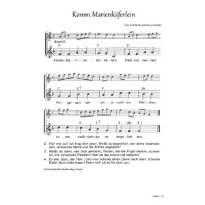 Produktbild des Artikels Komm Marienkäferlein (Noten - Download)