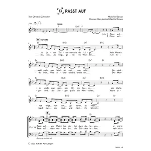 Produktbild des Artikels Passt auf (Chor) (Noten - Download)