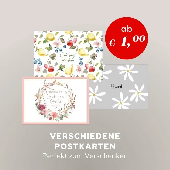 Verschiedene Postkarten - Perfekt zum Verschenken