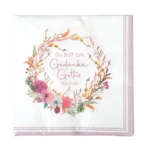 Produktbild des Artikels Servietten "Gedanke Gottes" ()