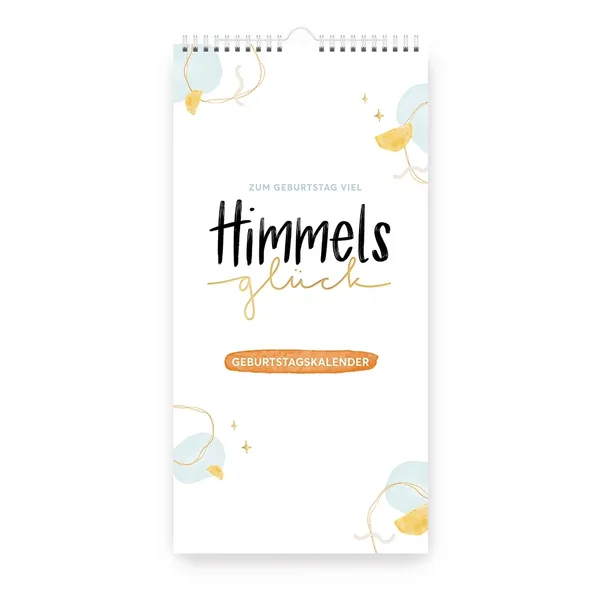 Produktbild des Artikels Himmelsglück - Geburtstagskalender immerwährend (Kalender)