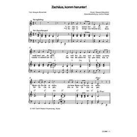 Produktbild des Artikels Zachäus komm herunter (Noten - Download)