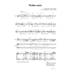 Produktbild des Artikels Wohin sonst (Noten - Download)