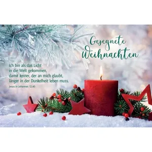 Produktbild des Artikels Postkarten: Gesegnete Weihnachten, 4 Stück (Schreibwaren)