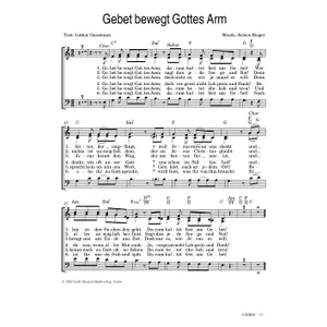 Produktbild des Artikels Gebet bewegt Gottes Arm (Noten - Download)