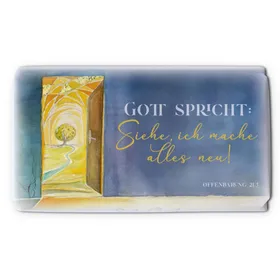 Produktbild des Artikels Jahreslosung 2026 - Schokoladengrüße (40g) "Kunst" (Lebensmittel)