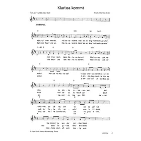 Produktbild des Artikels Klarissa kommt (Noten - Download)