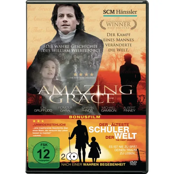 Produktbild des Artikels Amazing Grace / Der älteste Schüler der Welt (Video - DVD)