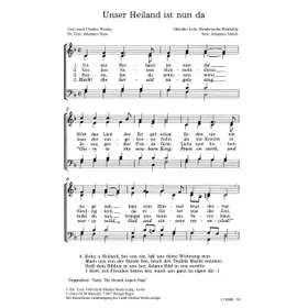 Produktbild des Artikels Unser Heiland ist nun da (Noten - Download)