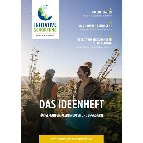 Produktbild des Artikels Das Ideenheft - Initiative Schöpfung (Werbemittel - Geheftet)