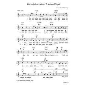 Produktbild des Artikels Du verleihst meinen Träumen Flügel (Noten - Download)