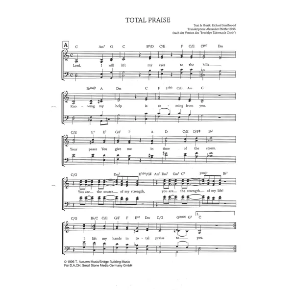 Produktbild des Artikels Total Praise (Noten - Download)