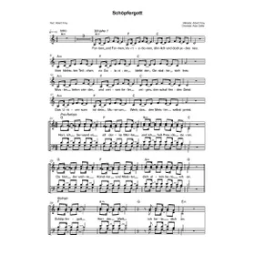 Produktbild des Artikels Schöpfergott (Noten - Download)