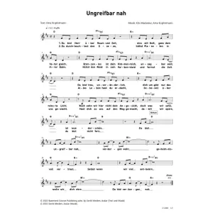 Produktbild des Artikels Ungreifbar nah (Noten - Download)