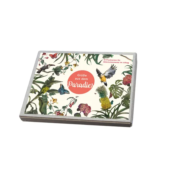 Produktbild des Artikels Grüße aus dem Paradies - Postkartenbox (Schreibwaren)