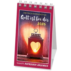 Produktbild des Artikels Gott ist bei dir 2026 - Aufkleber-Kalender (Kalender - Spiralbindung)
