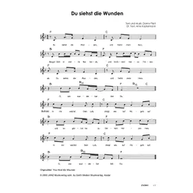 Produktbild des Artikels Du siehst die Wunden (Noten - Download)