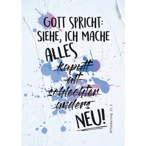 Produktbild des Artikels Jahreslosung 2026 - Stundenentwurf und Postkarten (10 Ex.) für Teens und junge E (Buch - Broschiert)