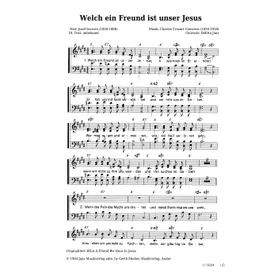 Produktbild des Artikels Welch ein Freund ist unser Jesus (Noten - Download)