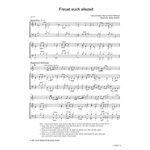 Produktbild des Artikels Freuet euch allezeit (Noten - Download)