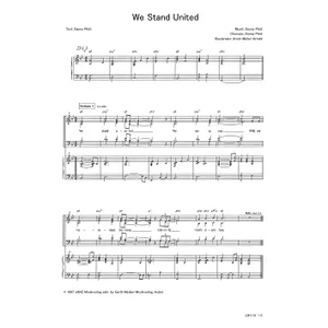 Produktbild des Artikels We Stand United (Noten - Download)