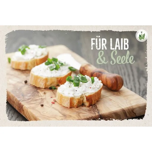 Produktbild des Artikels Kräuter-Dip-Karte - Für Laib & Seele (Lebensmittel)