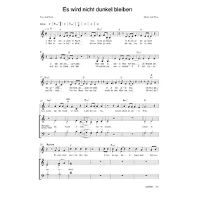 Produktbild des Artikels Es wird nicht dunkel bleiben (Noten - Download)
