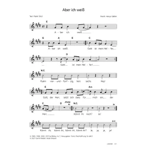 Produktbild des Artikels Aber ich weiß (Noten - Download)