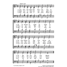 Produktbild des Artikels Lobt Gott den Herrn der Herrlichkeit (Noten - Download)