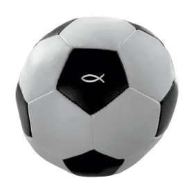 Produktbild des Artikels Soft-Fußball "Ichthys" - schwarz/weiß ()