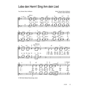 Produktbild des Artikels Lobe den Herrn! Sing ihm dein Lied (Noten - Download)