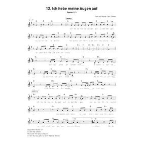 Produktbild des Artikels Ich hebe meine Augen auf (Noten - Download)
