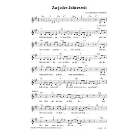 Produktbild des Artikels Zu jeder Jahreszeit (Noten - Download)