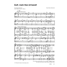Produktbild des Artikels Gott, mein Herz ist bereit (Noten - Download)