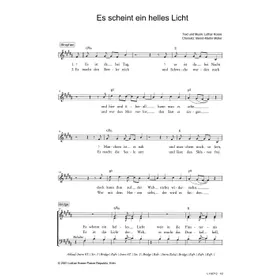 Produktbild des Artikels Es scheint ein helles Licht (Noten - Download)