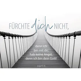 Produktbild des Artikels Jahreslosung 2027 - Postkarten "Brücke" 10er Set (Schreibwaren)
