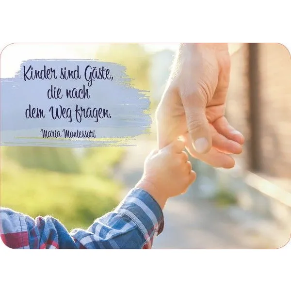 Produktbild des Artikels Postkarte - Kinder sind Gäste, die nach dem Weg fragen (Schreibwaren)