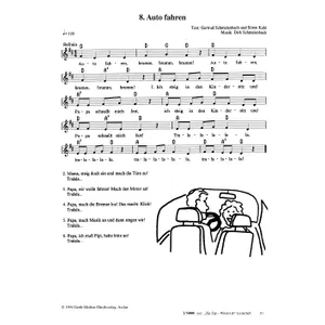 Produktbild des Artikels Auto fahren (Noten - Download)