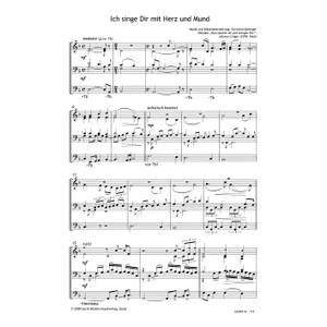 Produktbild des Artikels Ich singe dir mit Herz und Mund (Noten - Download)