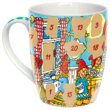 Stimmungsbild zu Adventskalender-Tasse "Wichtelstube"