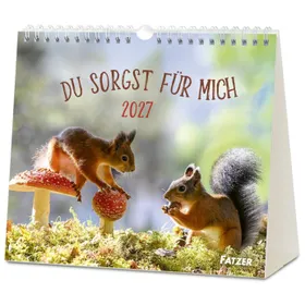 Produktbild des Artikels Du sorgst für mich 2027 - Postkartenkalender (Kalender - Spiralbindung)