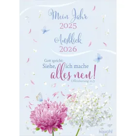 Produktbild des Artikels Postkarten: Mein Jahr 2025 - Ausblick 2026, 4 Stk (Schreibwaren)