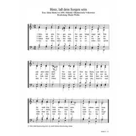 Produktbild des Artikels Herz, lass dein Sorgen sein (Noten - Download)