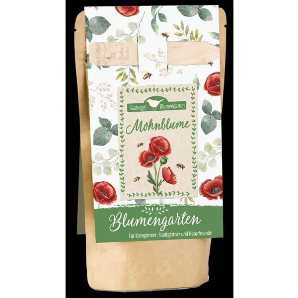 Produktbild des Artikels Blumengarten Saatvogel "Mohnblume" ()