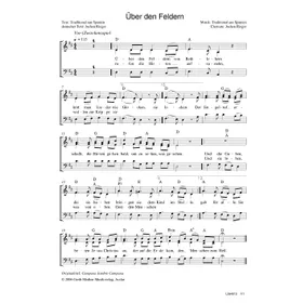 Produktbild des Artikels Über den Feldern (Noten - Download)