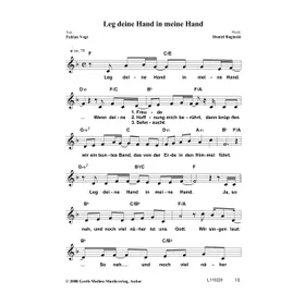 Produktbild des Artikels Leg deine Hand in meine Hand (Noten - Download)