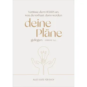 Produktbild des Artikels Faltkarte "Alles Gute für Dich" - Einsegnung/bibl. Unterricht (Schreibwaren)