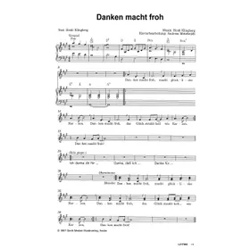 Produktbild des Artikels Danken macht froh (Noten - Download)