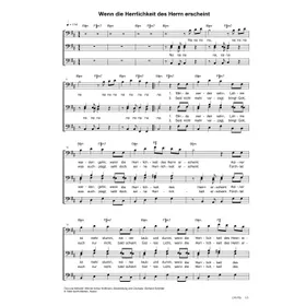 Produktbild des Artikels Wenn die Herrlichkeit des Herrn erscheint (Noten - Download)